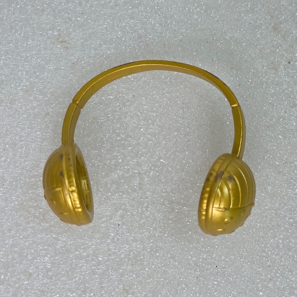 MGA L.O.L. Surprise Gold Headband Earmuffs Replacement Doll Toy Accessory 2"
